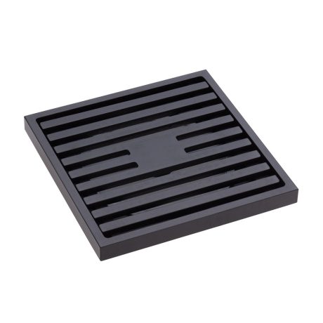 SLIM MODERN Floor Grate, Matte Black 88mm