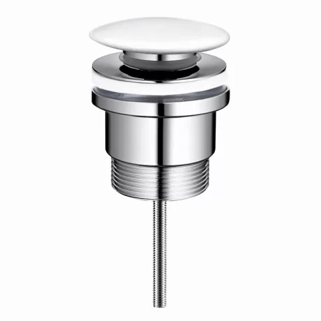 OTTI Universal Pop Up Waste, Gloss White 32mm/40mm