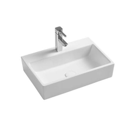 BNK Above Counter Ceramic Basin, White Gloss