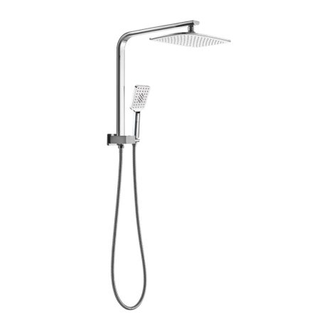 KASTEN 2 in 1 Short Shower, Overhead Rain Head, Chrome