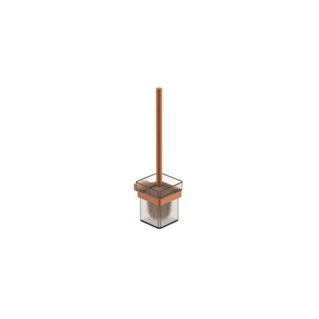 KASTEN Toilet Brush Holder, Brushed Bronze