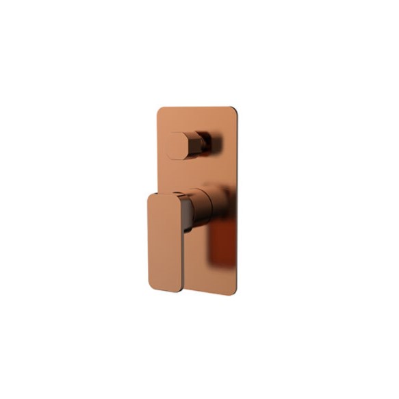 KASTEN Divertor Shower Mixer, Brushed Bronze