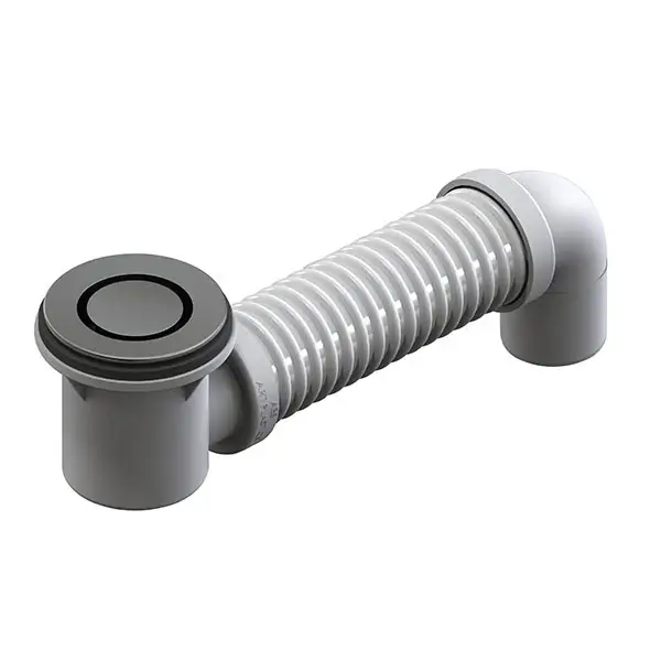 ART Bath Pop Down Waste with Connector, Gun Metal