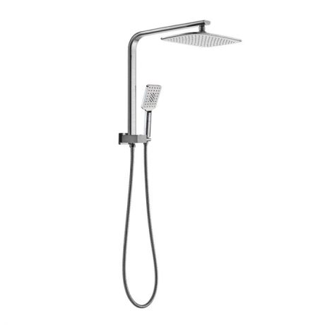 KASTEN 2 in 1 Short Shower, Overhead Rain Head, Brushed Nickel