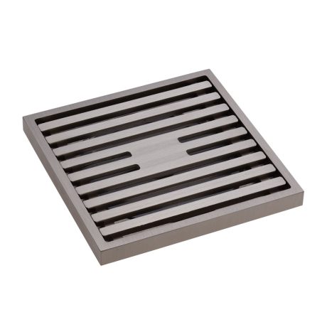 SLIM MODERN Floor Grate, Brushed Nickel 88mm