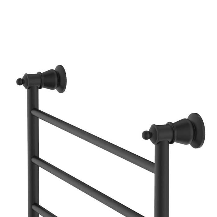 LILLIAN Heated Towel Ladder, Matte Black 450mm - Image 3
