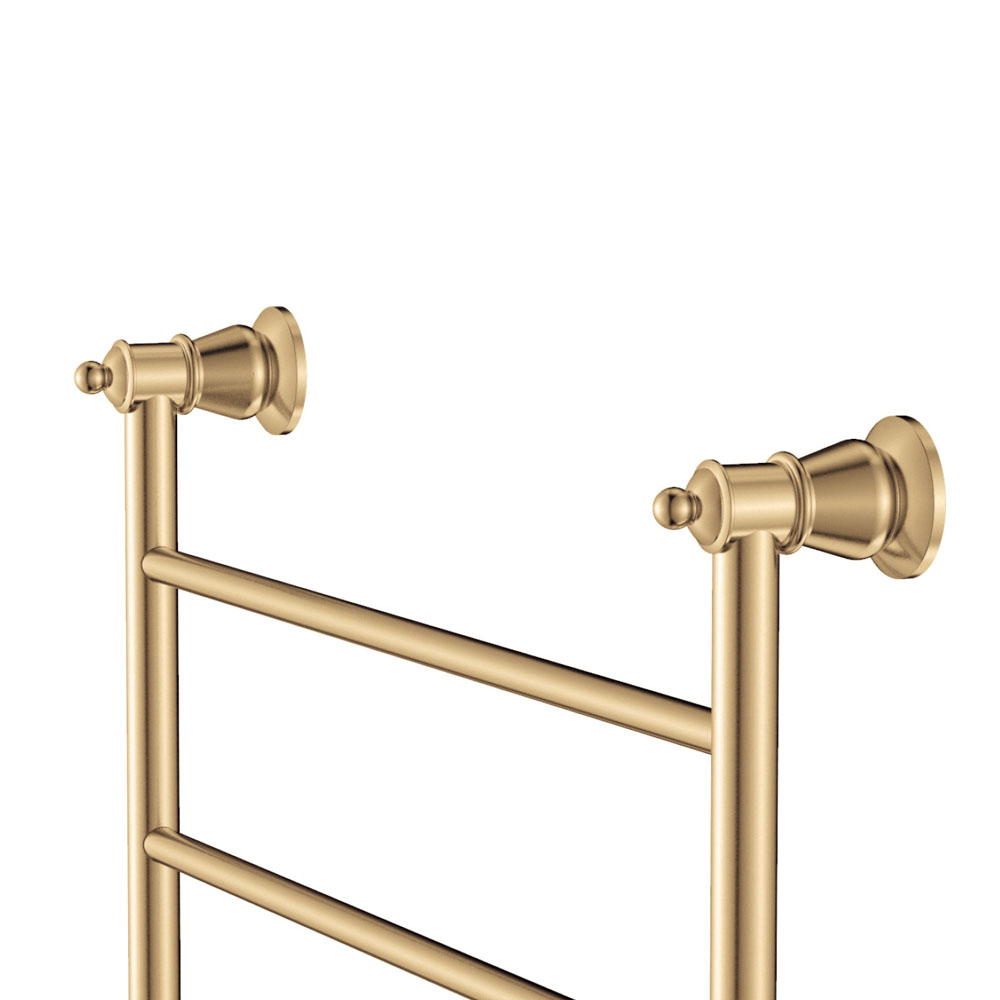 LILLIAN Heated Towel Ladder, Brushed Gold 1200mm - Image 3