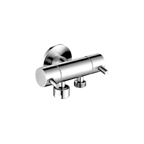Dual Control Mini Cistern Cock, Chrome