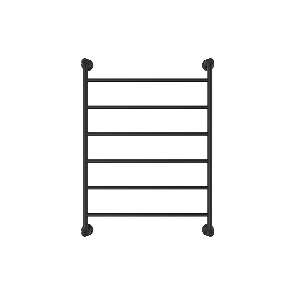 LILLIAN Heated Towel Ladder, Matte Black 800mm