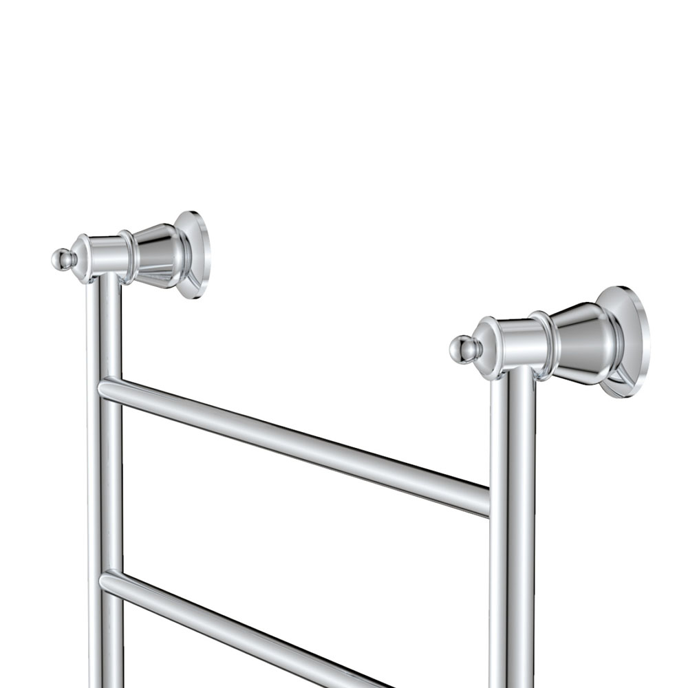 LILLIAN Heated Towel Ladder, Chrome 1200mm - Image 2