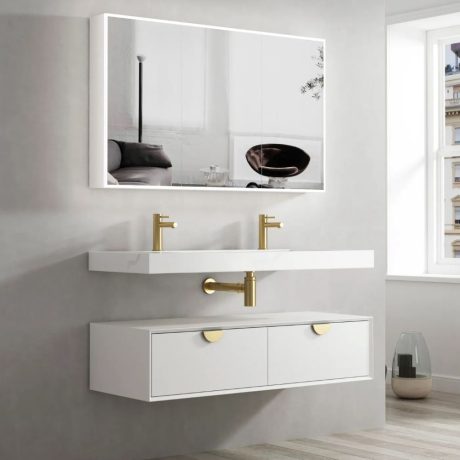 MOONLIGHT Solid Surface Top 1200mm