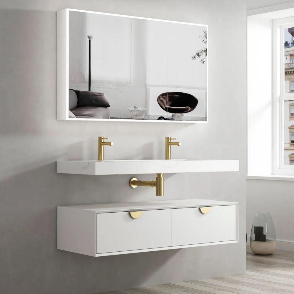 MOONLIGHT Solid Surface Top 1200mm