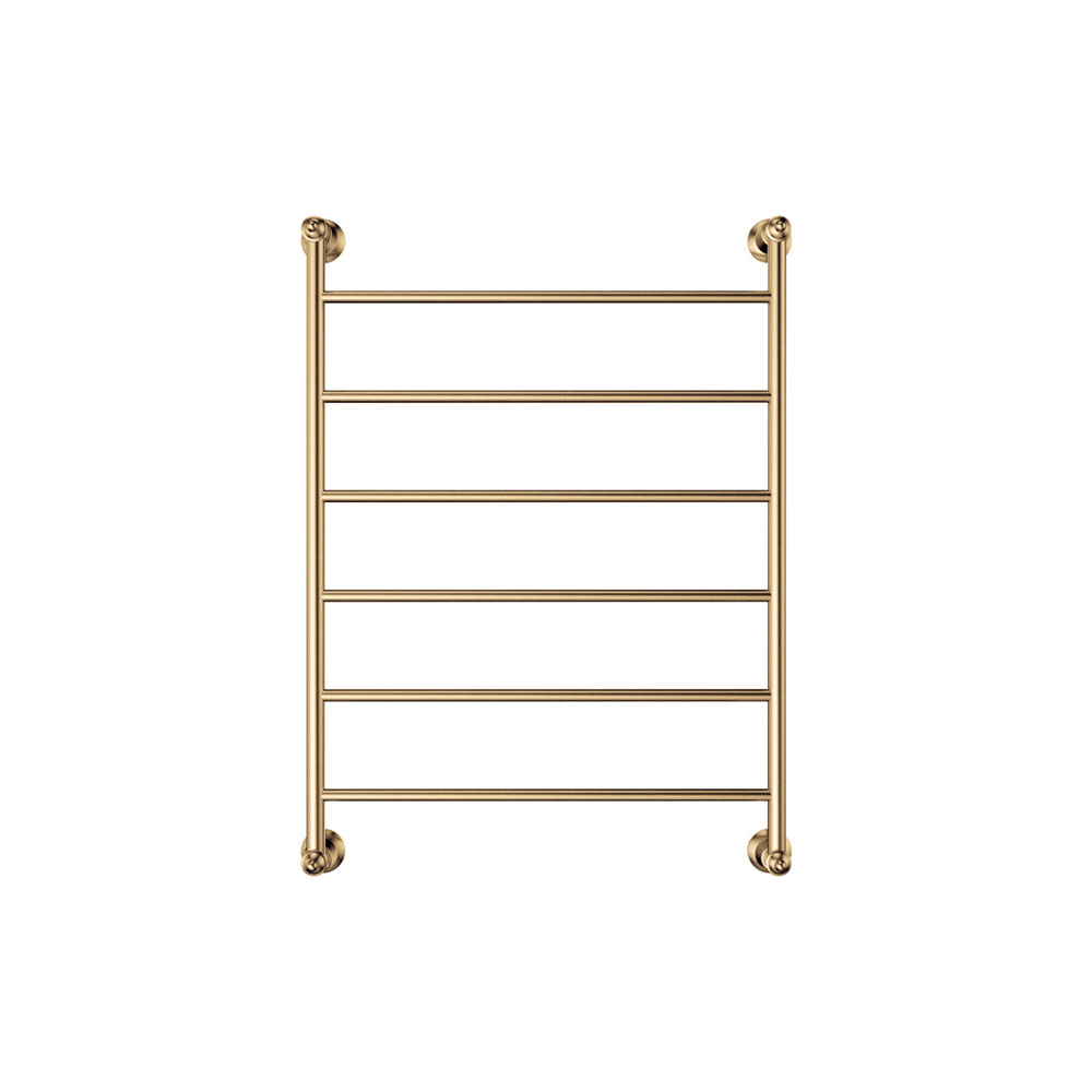 LILLIAN Heated Towel Ladder, Brushed Gold 800mm