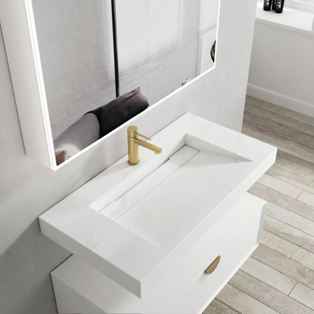 MOONLIGHT Solid Surface Top 0900mm