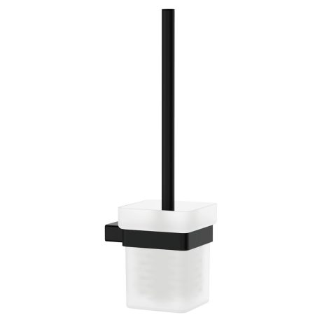 TONO Toilet Brush & Holder, Matte Black