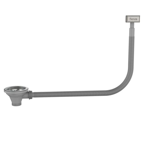 Hana Laundry Sink Basket Waste with Overflow Kit, Stainless Steel