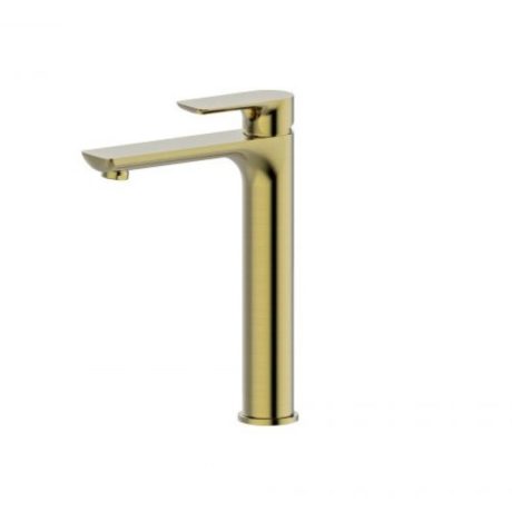 LUXUS Tower Basin Mixer, Brushed Gold