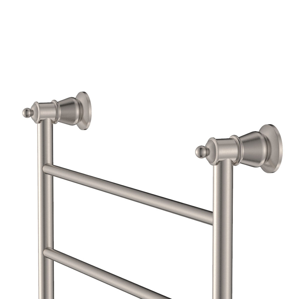 LILLIAN Heated Towel Ladder, Brushed Nickel 800mm - Image 2