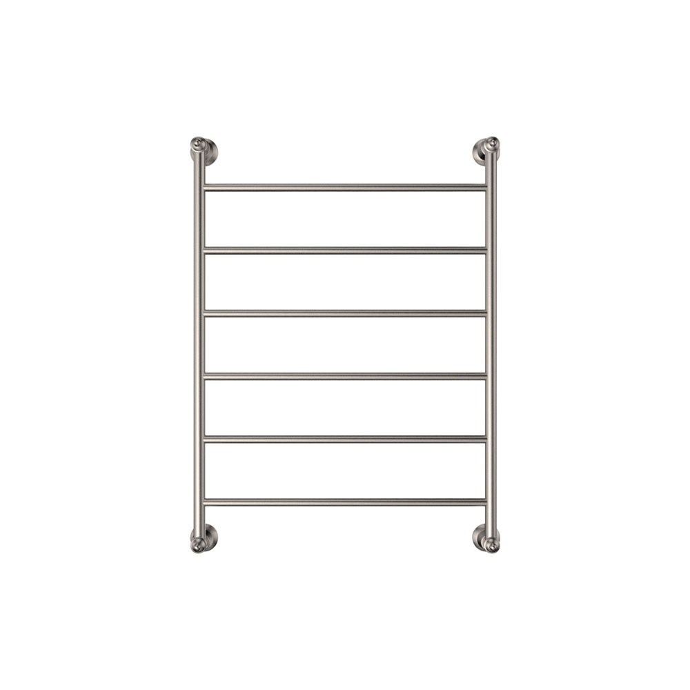 LILLIAN Heated Towel Ladder, Brushed Nickel 800mm