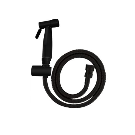 Trigger Spray with Reinforced Hose/Dual Check Valve, Matte Black