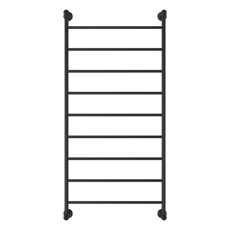 LILLIAN Heated Towel Ladder, Matte Black 1200mm