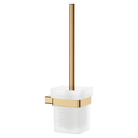 TONO Toilet Brush & Holder, Urban Brass