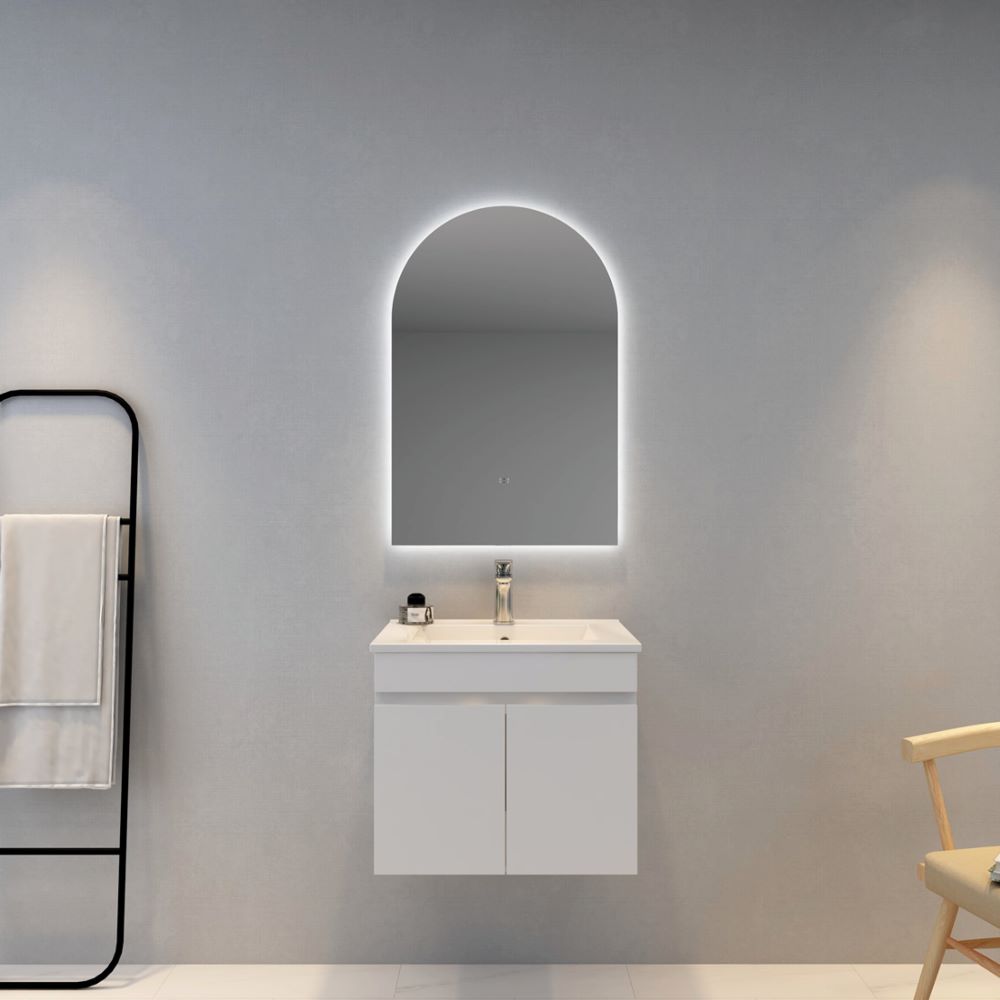 LED Arch Mirror Back Lit 600 X 900mm - Image 2