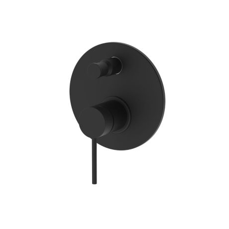 Roxi Shower Mixer with Divertor, Matte Black