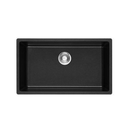 BELLEVUE Large Rectangular Sink, Matte Black