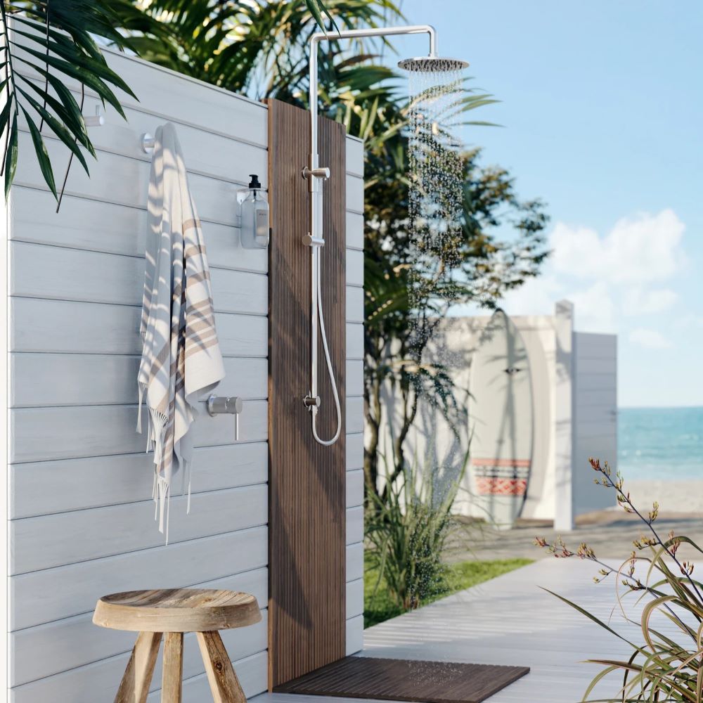 Outdoor SS316 Combination Shower Rail, Stainless Steel - Image 2