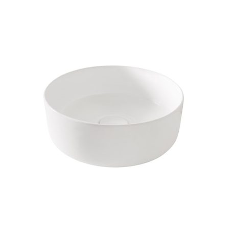 MAGGIE Above Counter Round Basin, Gloss White