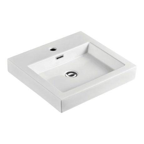 BSB480 Ceramic Low-Profile Basin, Gloss White 480mm