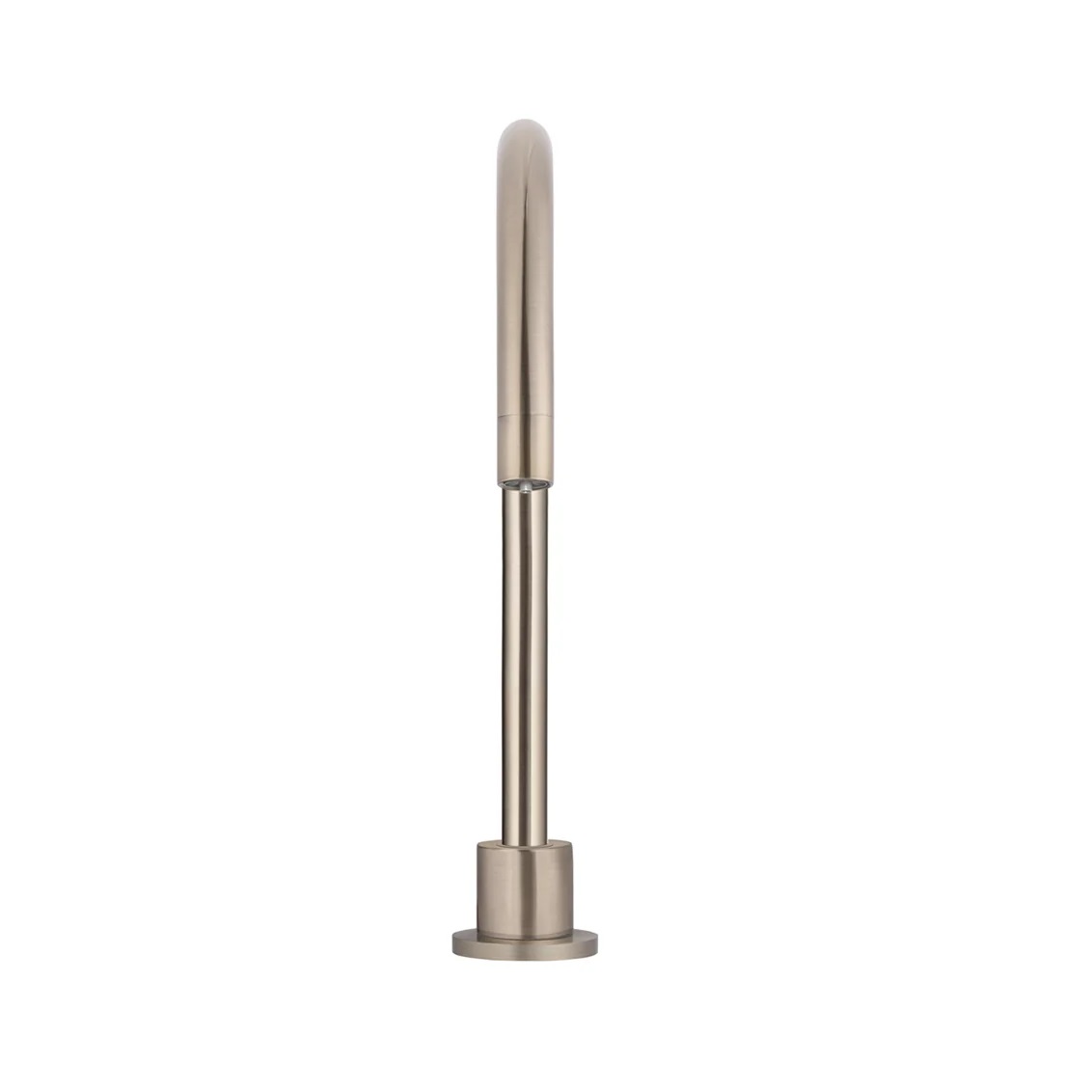 Round Gooseneck High-Rise Swivel Hob Spout, Champagne - Image 3