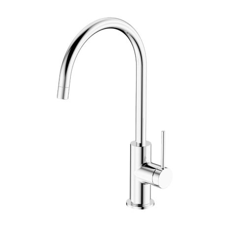 ROXI Round Goose Neck Sink Mixer, Chrome