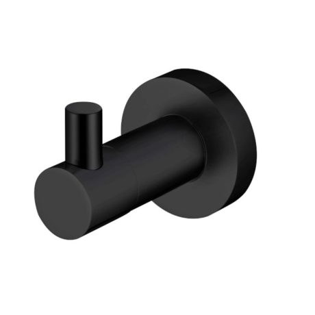 CHOICE Round Robe Hook, Matte Black