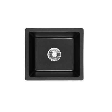BELLEVUE Small Rectangular Sink, Matte Black