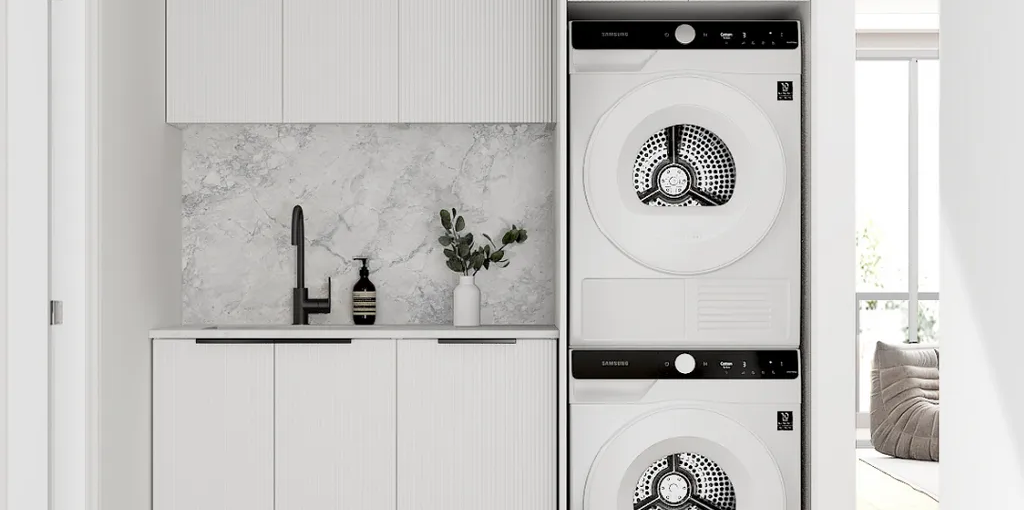 Laundry cabinets