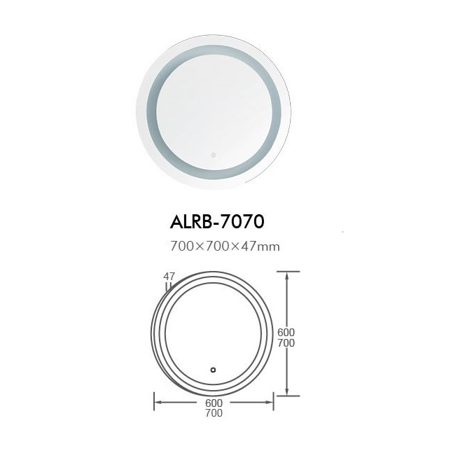 ALRB Front Lit LED Mirror 700mm - Image 2