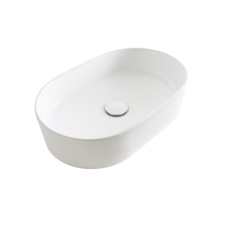 PATTY Above Counter Oval Basin, Gloss White