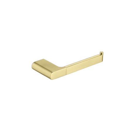 KOMPAKT RUND Toilet Roll Holder, Brushed Gold