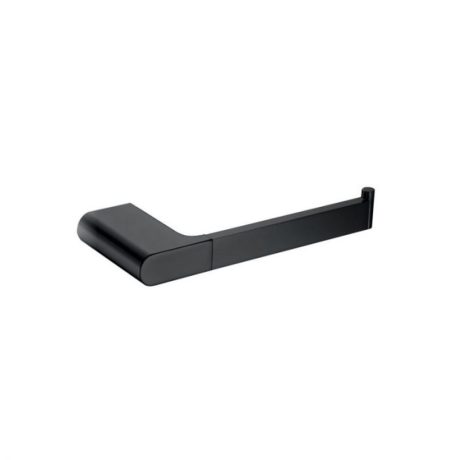 KOMPAKT RUND Toilet Roll Holder, Matte Black