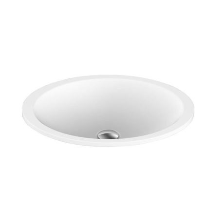SINCERITY Oval Under Mount or Semi Insert Basin, Gloss White