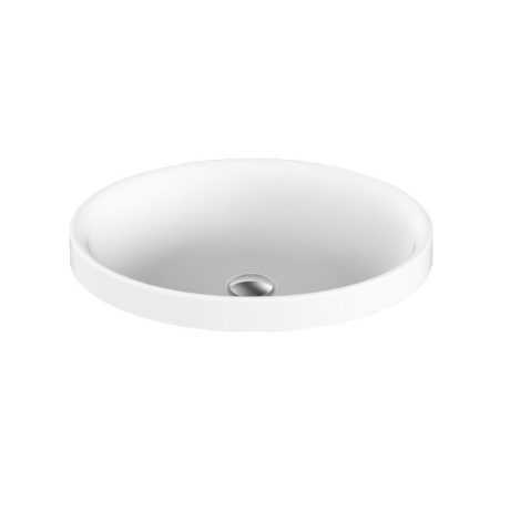 DIGNITY Oval Semi Insert Basin, Matte White