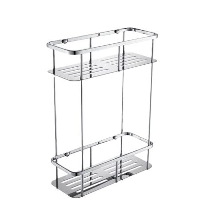BDB Double Shower Basket, Chrome