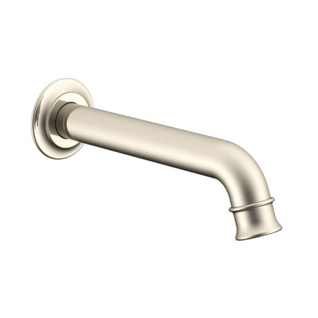 eternal wall spout, brushed nickel (pvd)