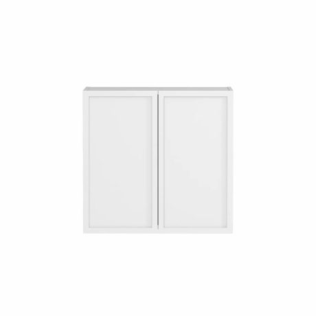 Hampshire Laundry 630 Black Wall Cabinet, Matte White