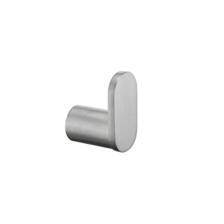 SS RUND Robe Hook, Brushed Nickel