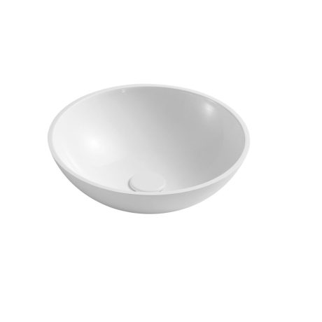 JAZZ Solid Surface Counter Basin, Matte White