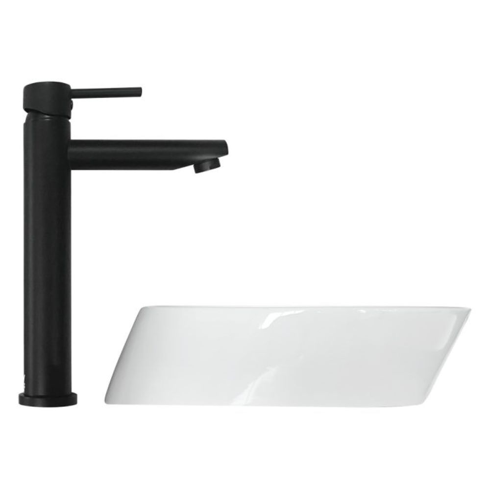 ALIX Above Counter Basin, Gloss White - Image 3