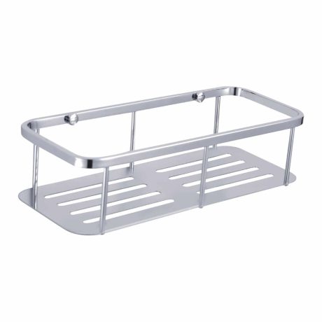 BSB Single Shower Basket, Chrome